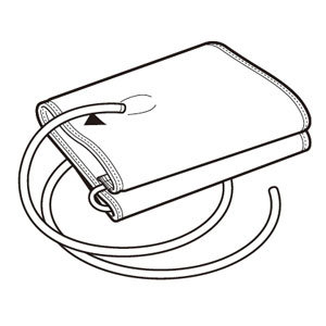 他サイト： オムロン HEM-CUFF-R24GY 血圧計用 腕帯(標準サイズ)【エアプラグが細いタイプ】OMRON (HEM-CR24)[の商品画像