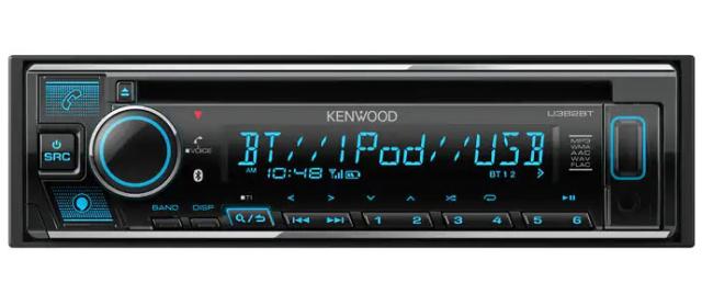 他サイト： ケンウッド U382BT CD/USB/iPod/Bluetoothレシーバー1DINKENWOOD[U382BT] 返品種別Aの商品画像