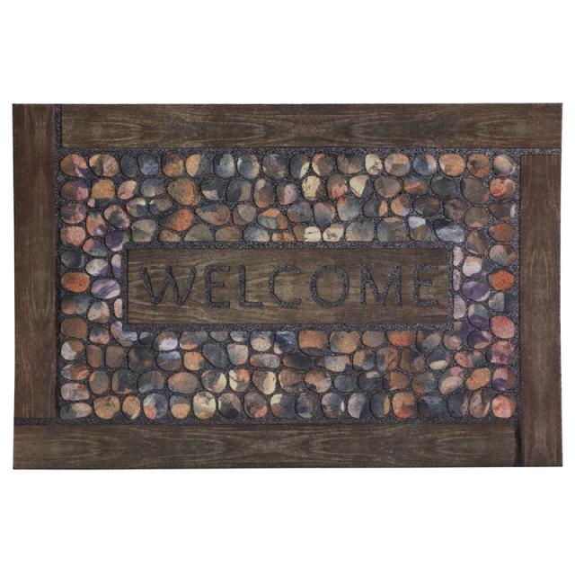 他サイト： ベストコ ND-467 エントランスラバーマット(40×60cm)ウェルカムストーン[ND467] 返品種別Aの商品画像