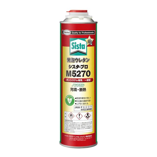 他サイト： ヘンケルジャパン SUM-5270 シスタ 発泡ウレタン(1液タイプ) M5270 750mlSista 発泡ウレタン[SUM5の商品画像