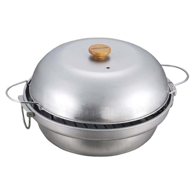 他サイト： キャプテンスタッグ M-6548 大型 燻製鍋[M6548キヤプテンスタツグ] 返品種別Aの商品画像
