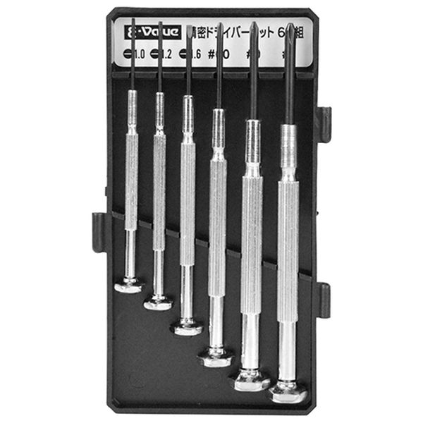 他サイト： E-Value ED-20 精密ドライバーセット 6本セット藤原産業[ED20EVALUE] 返品種別Bの商品画像