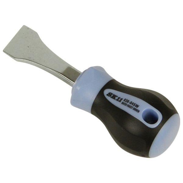 他サイト： SK11 NO.830-045W 水栓ドライバー(先端幅18mm 軸長45mm)藤原産業[NO830045WSK11] 返品種別の商品画像