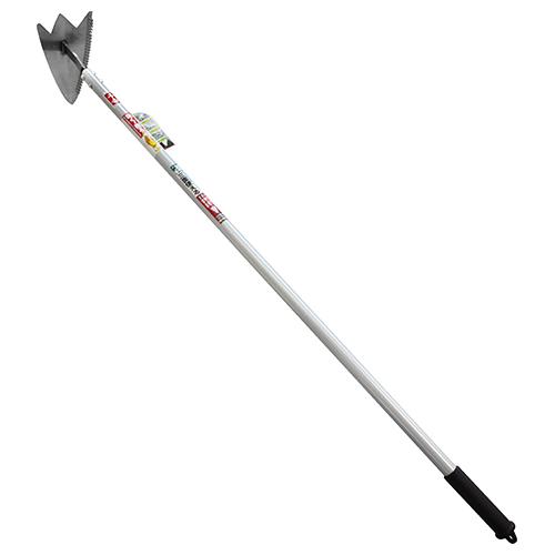 他サイト： 千吉 アルミエマルチサンカクホ-1200MM アルミ柄 マルチ三角ホー(1200mm)[アルミエマルチサンカクホ1200MM] の商品画像