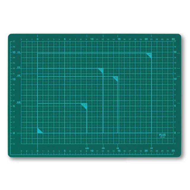 他サイト： プラス CS-A4(48573) カッティングマット(グリーン)[CSA448573] 返品種別Aの商品画像