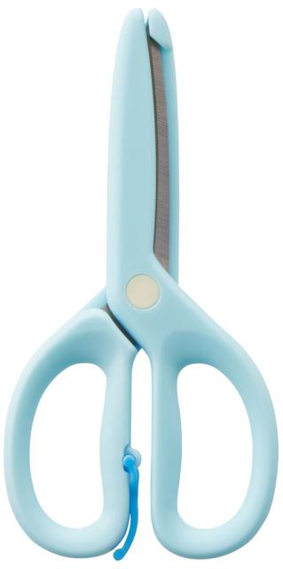 他サイト： プラス SC-120M(34588) 幼児用はさみ フィットカットカーブ トット(ブルー)[SC120M34588] 返品種別Aの商品画像