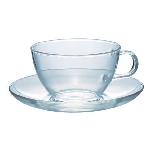 他サイト： ハリオ TCSN-1T 耐熱ティーカップ&ソーサーHARIO[TCSN1T] 返品種別Aの商品画像