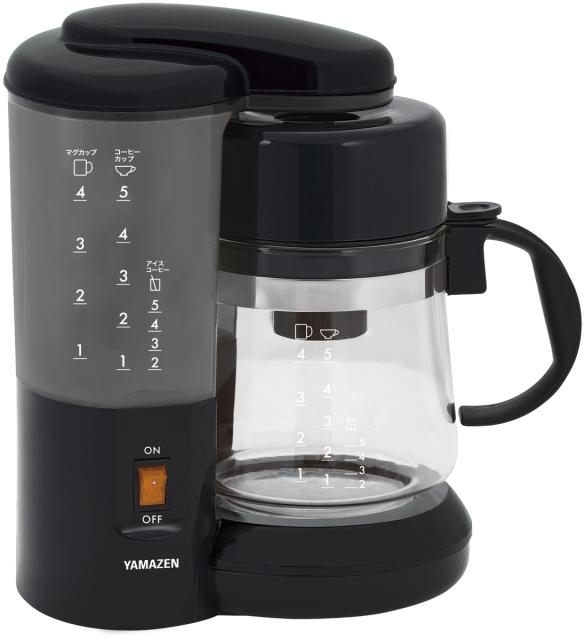 他サイト： YAMAZEN YCA-502-B コーヒーメーカー ブラックYAMAZEN[YCA502B] 返品種別Aの商品画像