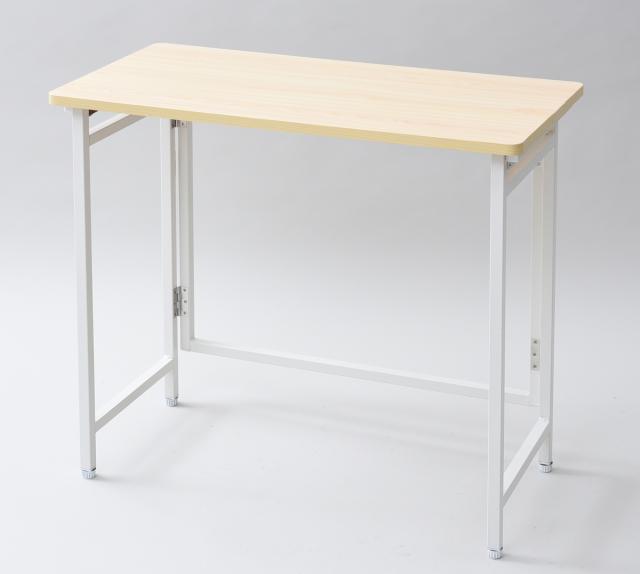 他サイト： YAMAZEN RPST8040HWNWH2 折りたたみデスク(80×40cm) ウッドナチュラル/ホワイトYAMAZEN パタの商品画像