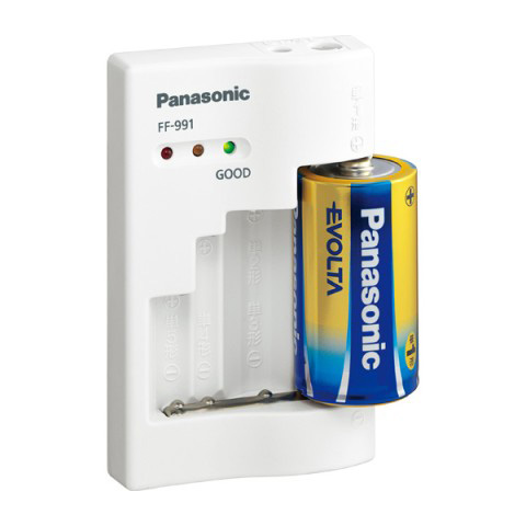 他サイト： パナソニック FF-991P-W 電池チェッカーPanasonic[FF991PW] 返品種別Aの商品画像