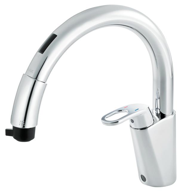 他サイト： リクシル RSF-672A 台付き1穴 シングル混合栓(キッチン用)【水栓】LIXIL[RSF672A] 返品種別Bの商品画像