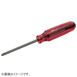他サイト： KTC(京都機械工具) PDD1-3 樹脂柄ドライバ クロス貫通タイプ (No.3プラス)KTC[PDD13KTC] 返品種別Bの商品画像