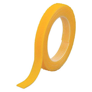 他サイト： トラスコ中山 MKT1015Y マジックバンド結束テープ 両面 幅10mmX長さ1.5m(黄)[MKT1015Y] 返品種別Bの商品画像