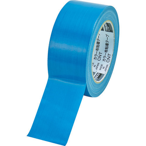 他サイト： トラスコ中山 CNT-5025-B カラー布粘着テープ 幅50mm長さ25m(ブルー)[CNT5025B] 返品種別Bの商品画像