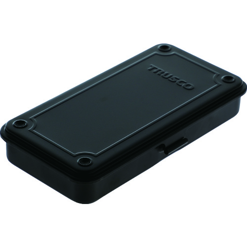 他サイト： トラスコ中山 T-19MBK トランク型工具箱 203×109×35(つや消しブラック)[T19MBKトラスコ] 返品種別Bの商品画像
