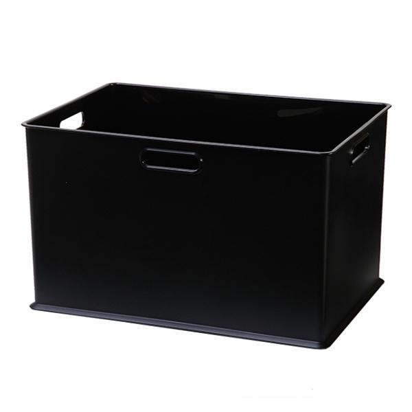 他サイト： サンカ NIB-LBK 収納ボックス 収納ケース ナチュラ インボックス L プラスチック(ブラック)収納ケース[NIBLBK]の商品画像