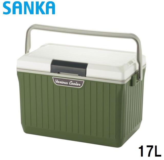 他サイト： SANKA VAC-17WH/GR ベリアスクーラー 17L ホワイト/グリーン[VAC17WHGR] 返品種別Aの商品画像