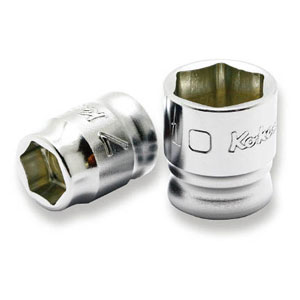 他サイト： 山下工業研究所 2400MZ6 6角スタンダードソケット 1/4 差込角6.35mmサイズ6mmZ-EAL[2400MZ6] 返の商品画像