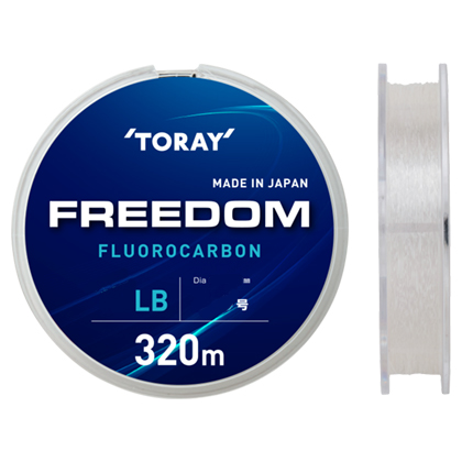 他サイト： 東レ フリーダム 320m ナチュラル(1.5号/6lb) TORAY フロロカーボンライン フリーダム 320m ナチュラル(の商品画像