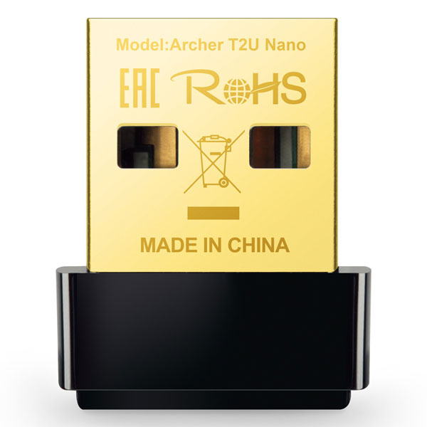 他サイト： TP-Link|ティーピーリンク ARCHER T2U NANO 11ac対応 433+200Mbps 無線LAN USB子機Tの商品画像