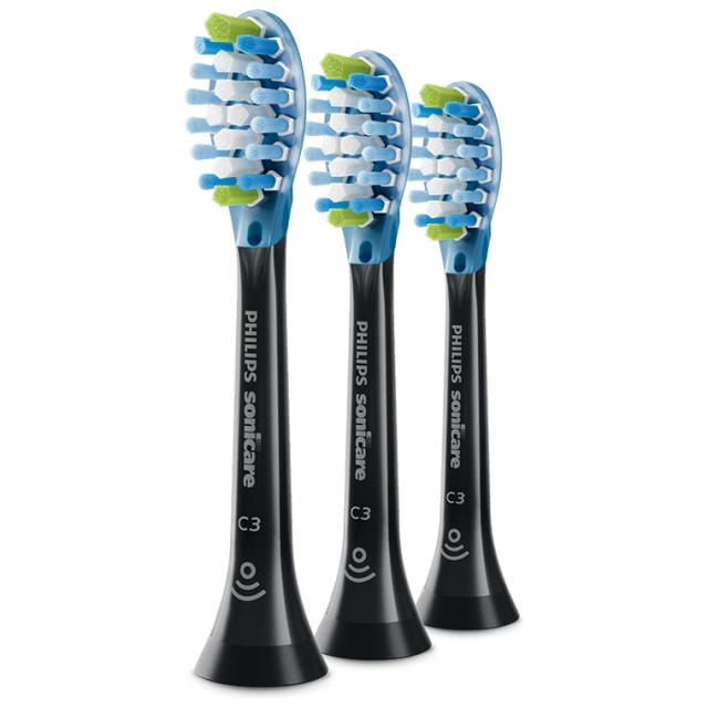 他サイト： フィリップス プレミアムクリーンブラシヘッド(レギュラー/ブラック)【3本入】 HX9043/96返品種別Aの商品画像