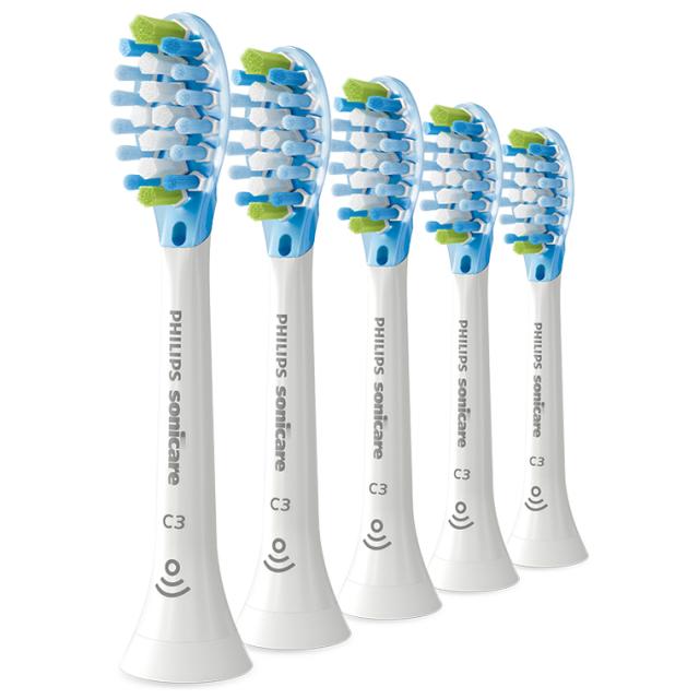 他サイト： フィリップス プレミアムクリーンブラシヘッド(レギュラー/ホワイト)【5本入】 HX9045/67返品種別Aの商品画像