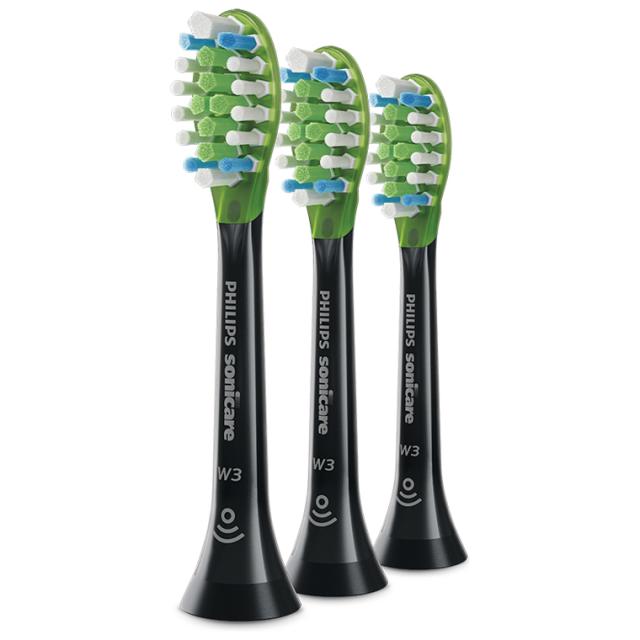 他サイト： フィリップス プレミアムホワイトブラシヘッド(レギュラー/ブラック)【3本入】 HX9063/96返品種別Aの商品画像