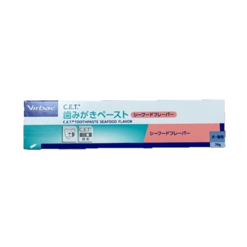 他サイト： ビルバックジャパン C.E.T.歯みがきペースト 犬猫用 シーフードフレーバー 70g 返品種別Bの商品画像