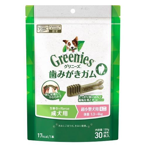 他サイト： マースジャパンリミテッド グリニーズ プラス 成犬用超小型犬ミニ 1.3−4kg 30本 返品種別Bの商品画像