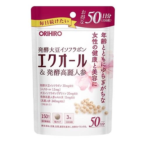 他サイト： オリヒロ エクオール&発酵高麗人参徳用 150粒 返品種別Bの商品画像