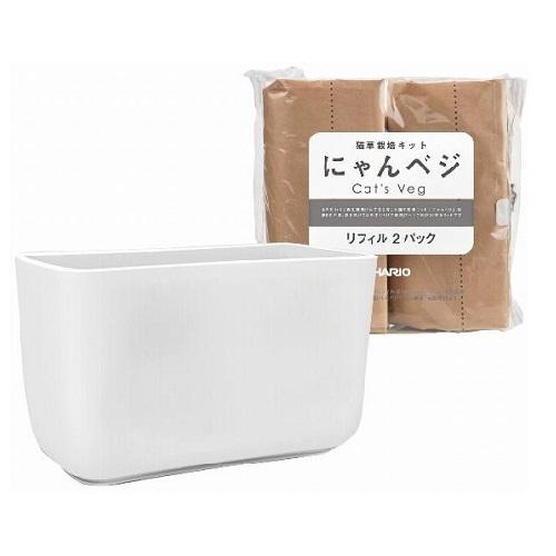 他サイト： ハリオ商事 猫草栽培キット にゃんベジセット 返品種別Aの商品画像