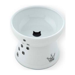 他サイト： 猫壱 ハッピーダイニング 脚付フードボウル L 猫柄 シリコン付き 返品種別Aの商品画像