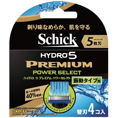 他サイト： シック・ジャパン シック ハイドロ5プレミアムパワーセレクト替刃 4コ入 返品種別Aの商品画像