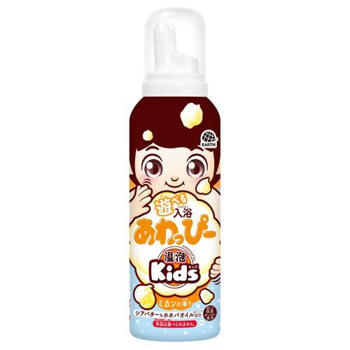 他サイト： アース製薬 温泡 Kids 遊べる入浴 あわっぴー ミカンの香り 160mL 返品種別Aの商品画像