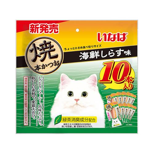 他サイト： いなばペットフード いなば 焼本かつお 海鮮しらす味 10本 返品種別Bの商品画像
