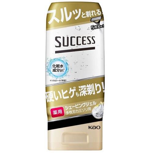 他サイト： 花王 サクセス 薬用シェービングジェル 多枚刃カミソリ用 180g 返品種別Aの商品画像