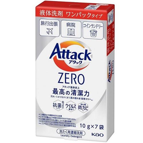 他サイト： 花王 アタックZERO ワンパック 7袋入 返品種別Aの商品画像