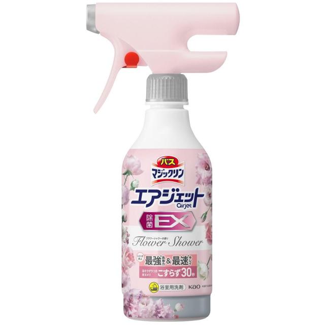 他サイト： 花王 バスマジックリン エアジェット 除菌EX フラワーシャワーの香り 本体 390ml 返品種別Aの商品画像