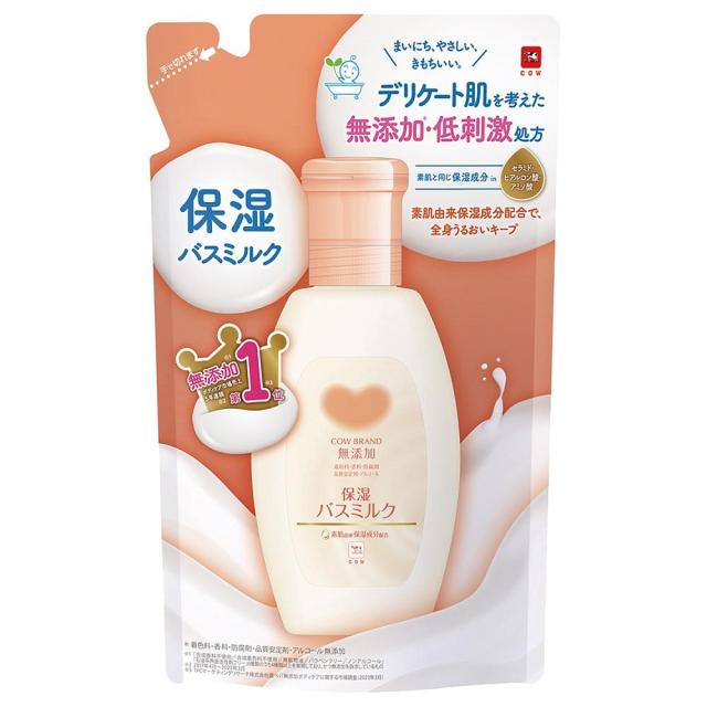 他サイト： 牛乳石鹸共進社 カウブランド 無添加保湿 バスミルク 詰替用 480ml 返品種別Aの商品画像