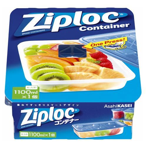 他サイト： 旭化成ホームプロダクツ ジップロックコンテナー長方形 1100ml 1個 返品種別Aの商品画像