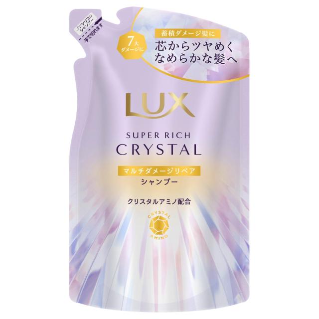 他サイト： ユニリーバ・ジャパン ラックス スーパーリッチクリスタル マルチダメージリペア シャンプー つめかえ用 300g 返品種別Aの商品画像