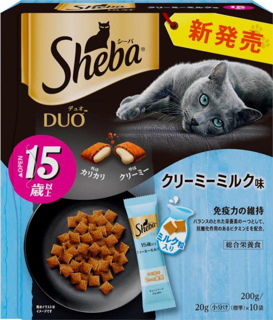 他サイト： マースジャパンリミテッド シーバ デュオ 15歳以上 クリーミーミルク味 200g(20g×10袋入り) 返品種別Bの商品画像