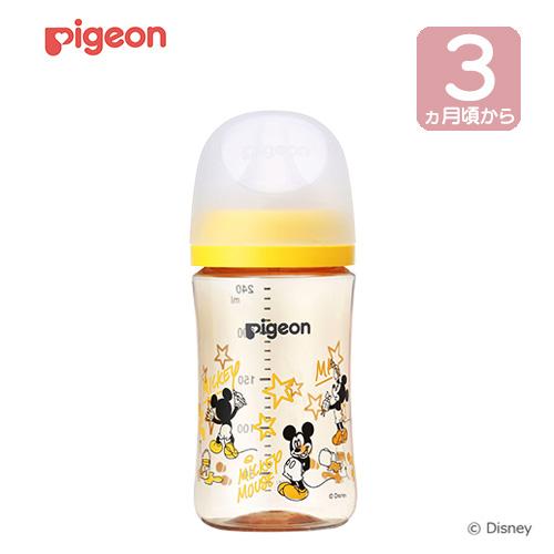 他サイト： ピジョン 母乳実感 哺乳びん プラスチック 240ml Disney 返品種別Aの商品画像
