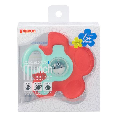 他サイト： ピジョン 歯がため Munch teether キャロットフラワー ぺらぺらタイプ (6ヵ月〜)返品種別Aの商品画像