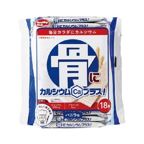 他サイト： ハマダコンフェクト 骨にカルシウムウエハース 18枚入 返品種別Bの商品画像