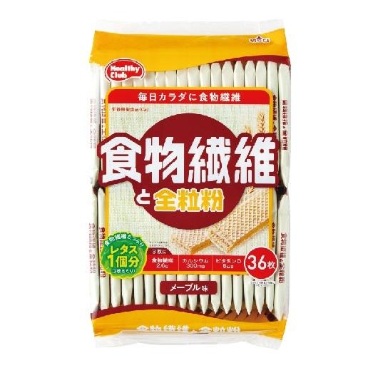 他サイト： ハマダコンフェクト 食物繊維と全粒粉ウエハース 36枚 返品種別Bの商品画像