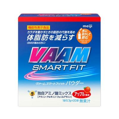 他サイト： 明治 ヴァーム スマートフィットウォーターパウダー アップル風味 (5.7g×20袋) 返品種別Bの商品画像