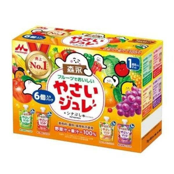 他サイト： 森永乳業 フルーツでおいしい やさいジュレ 70g×6個パック 1歳頃から返品種別Bの商品画像