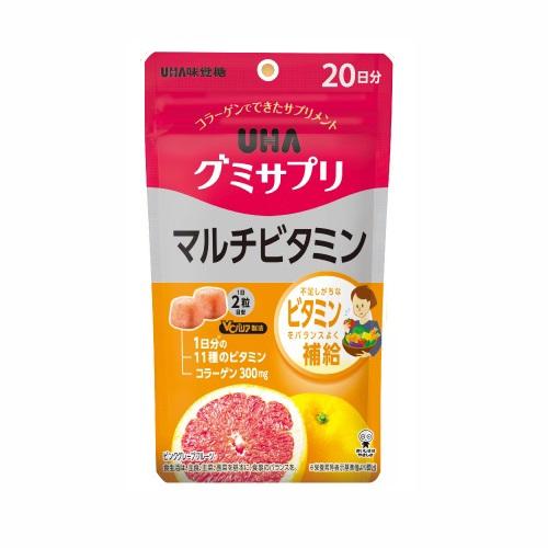 他サイト： UHA味覚糖 UHA グミサプリ マルチビタミン 20日分 返品種別Bの商品画像