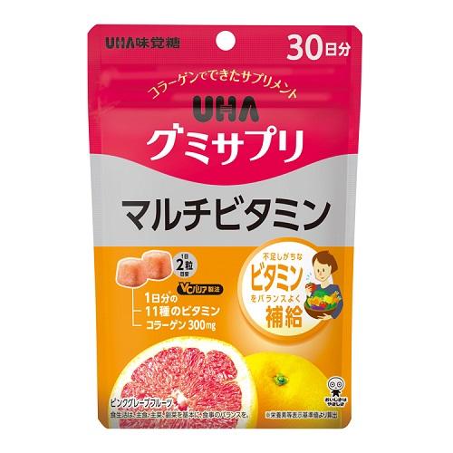 他サイト： UHA味覚糖 UHA グミサプリ マルチビタミン 30日分 返品種別Bの商品画像